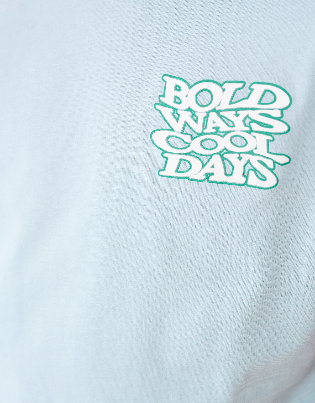 Bold Days Artwork T-Shirt Hellblau SHOEBY BOYS