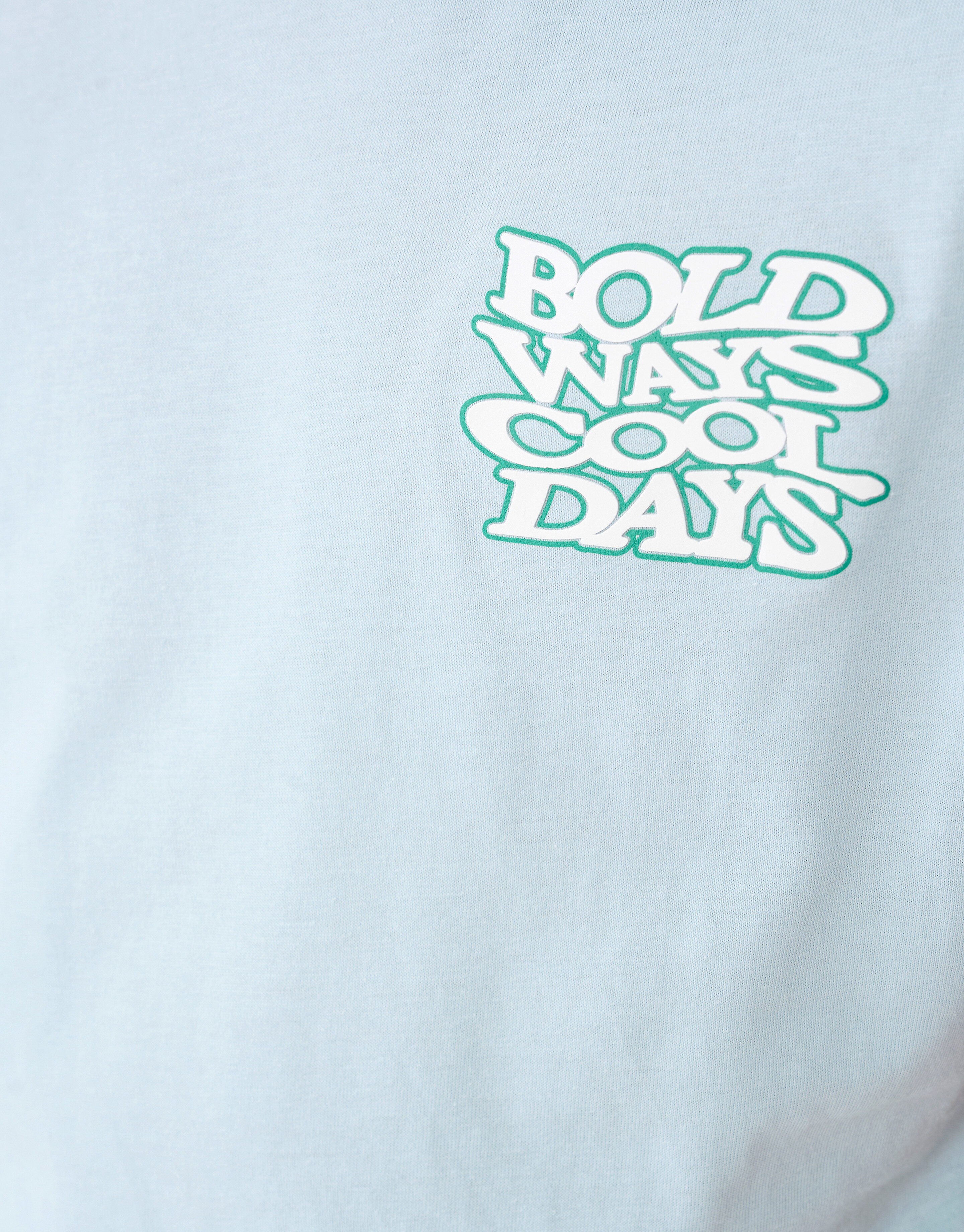 Bold Days Artwork T-Shirt Hellblau SHOEBY BOYS