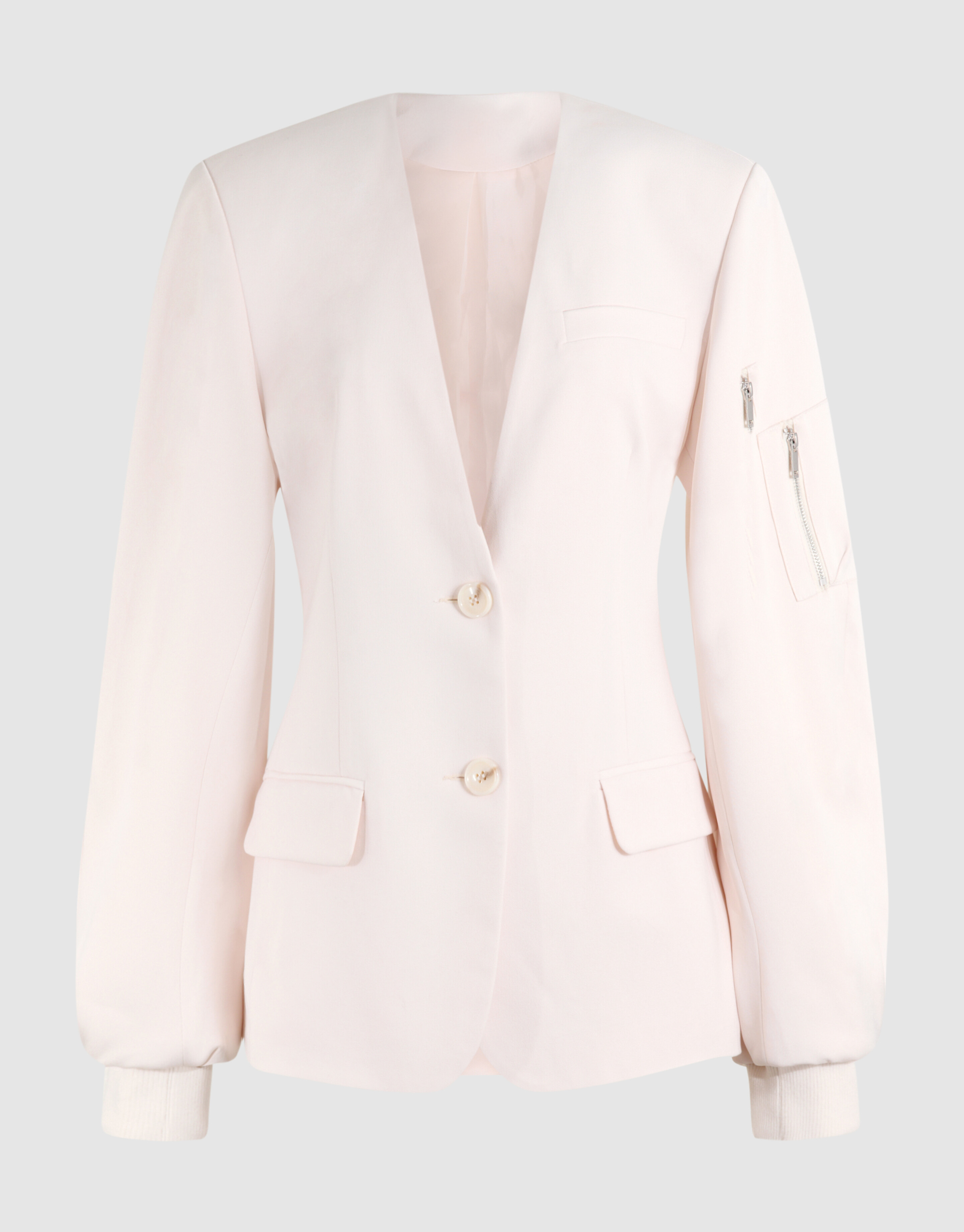 Bomber Sleeve Blazer Gebroken Wit SHOEBY WOMEN