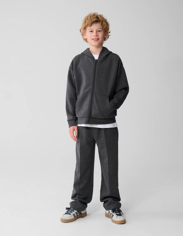 Chic Zip Hoodie Grau SHOEBY BOYS