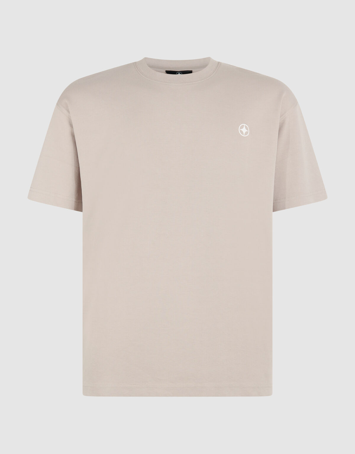 Spark Embroidery T-Shirt Hellbraun SHOEBY MEN