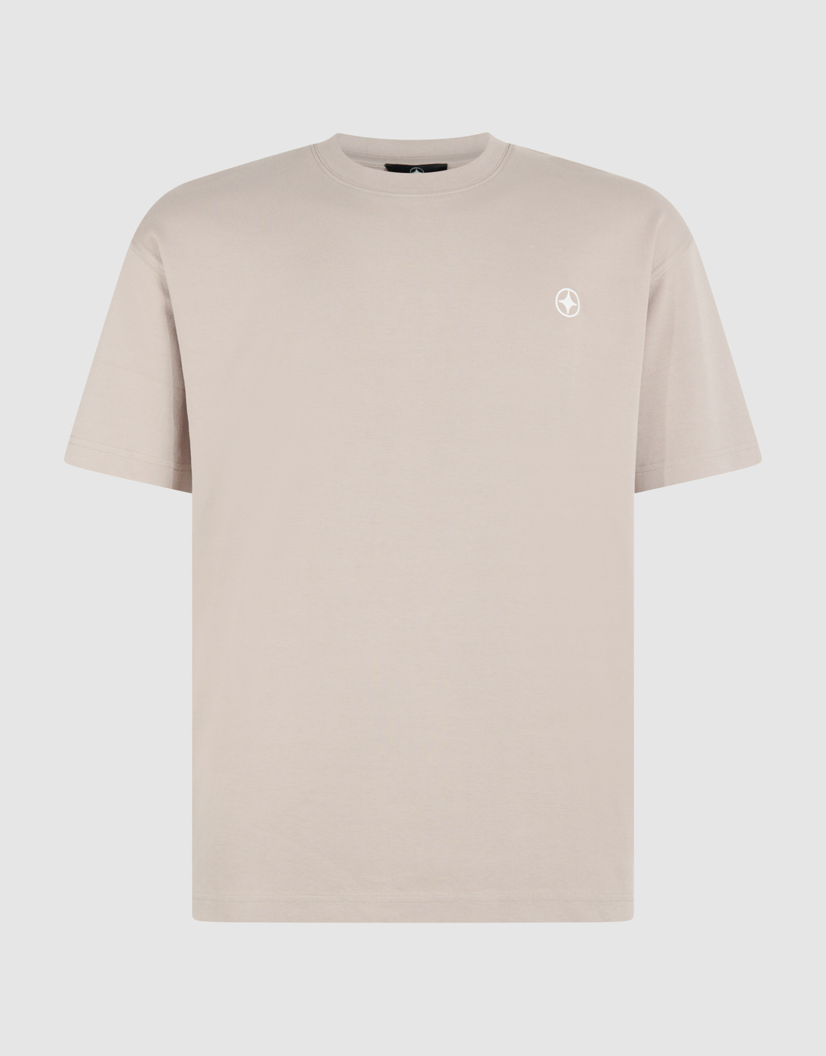 Spark Embroidery T-Shirt Hellbraun SHOEBY MEN