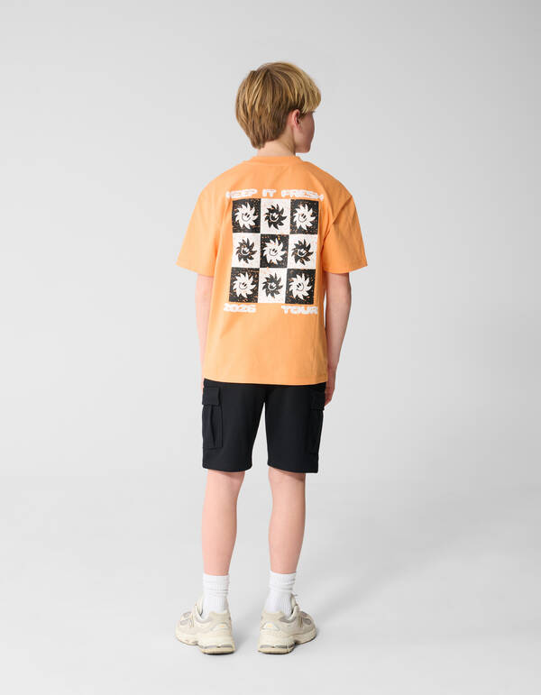 Cargo-Shorts Schwarz SHOEBY BOYS