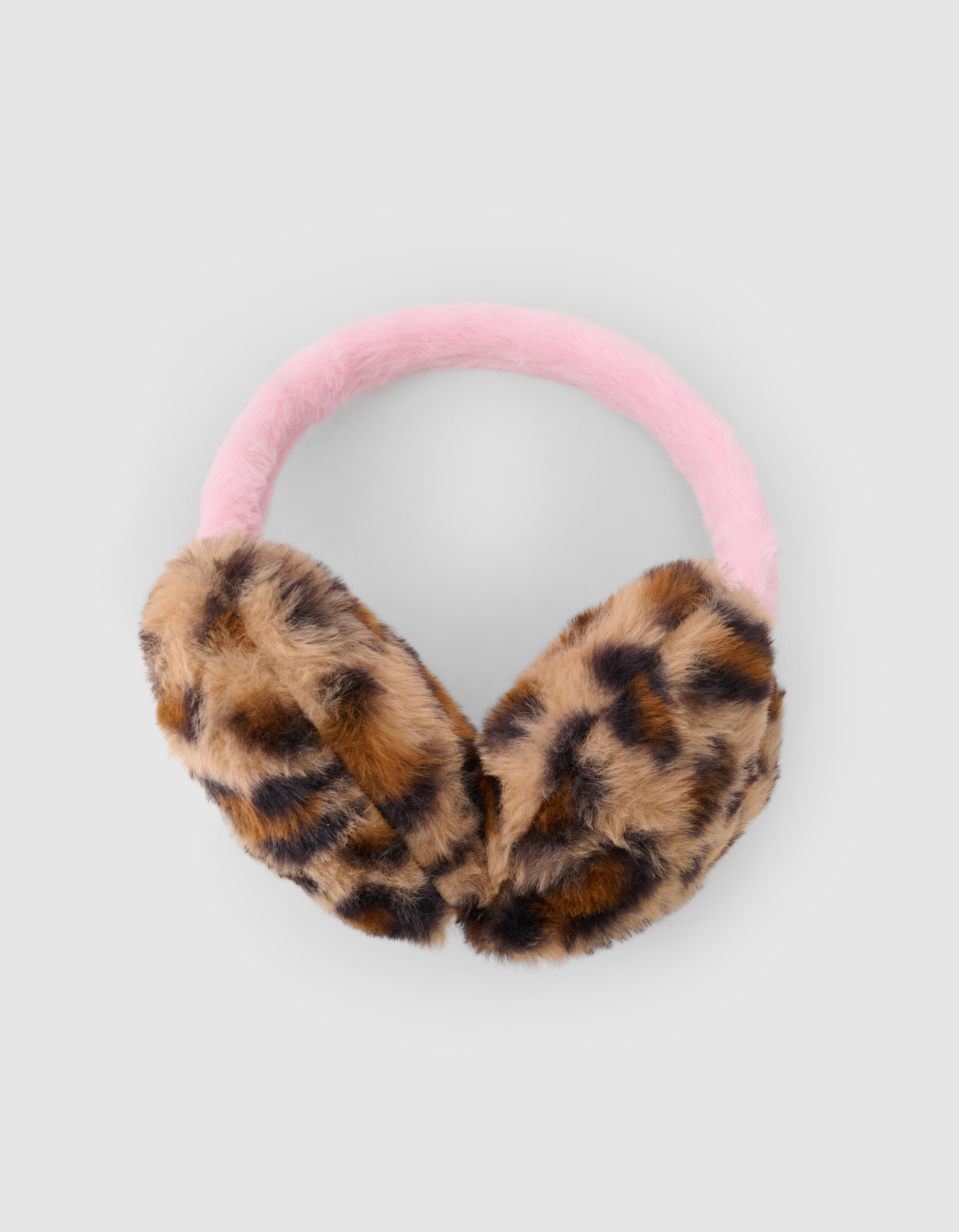 Leopardenherz-Ohrenw&auml;rmer Braun SHOEBY ACCESSOIRES