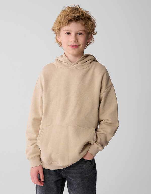 Breaker Artwork Hoodie Beige SHOEBY BOYS