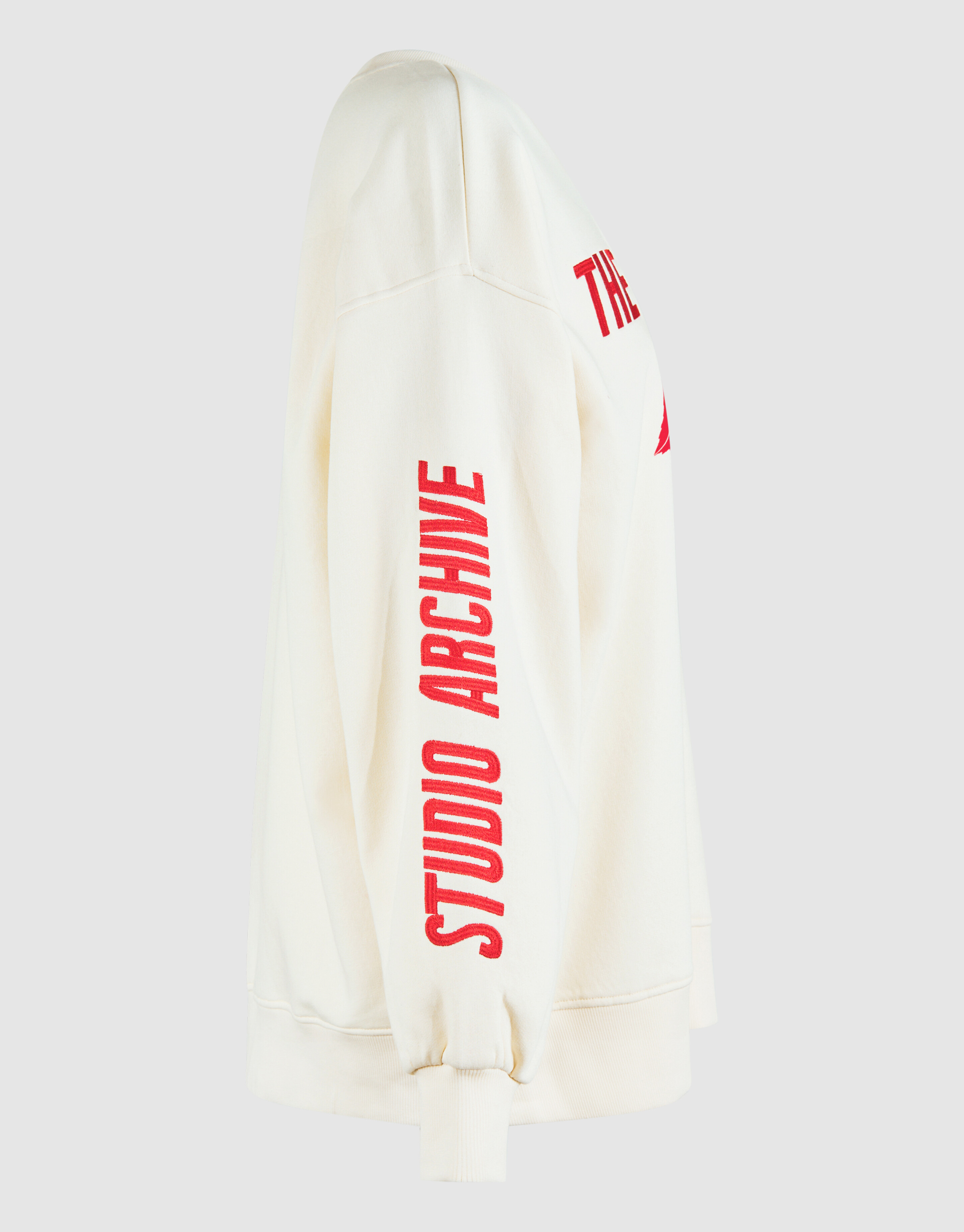 &Uuml;bergro&szlig;er Pullover mit Kirschmotiv Gebrochenes We SHOEBY WOMEN