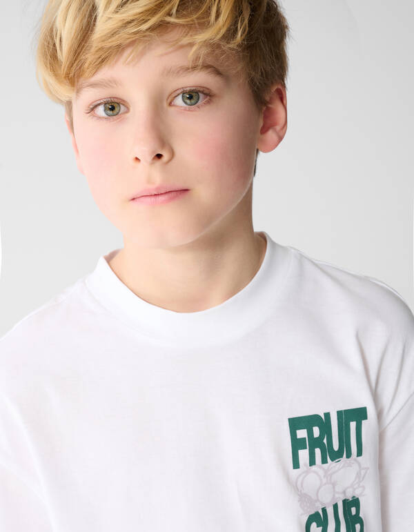 Fruit Club Artwork T-Shirt Wei&szlig; SHOEBY BOYS