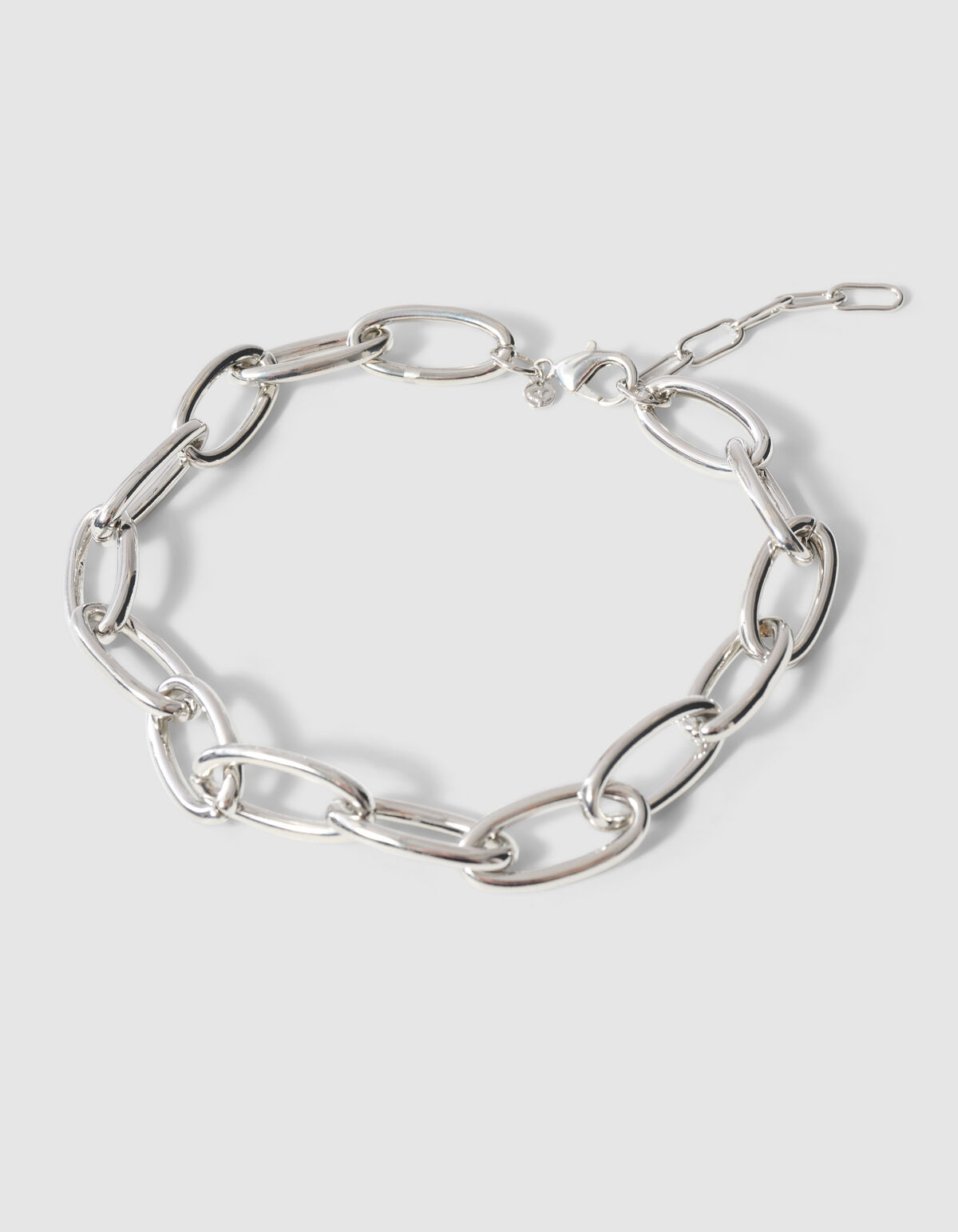 Oval Chain Halskette aus Silber SHOEBY ACCESSOIRES
