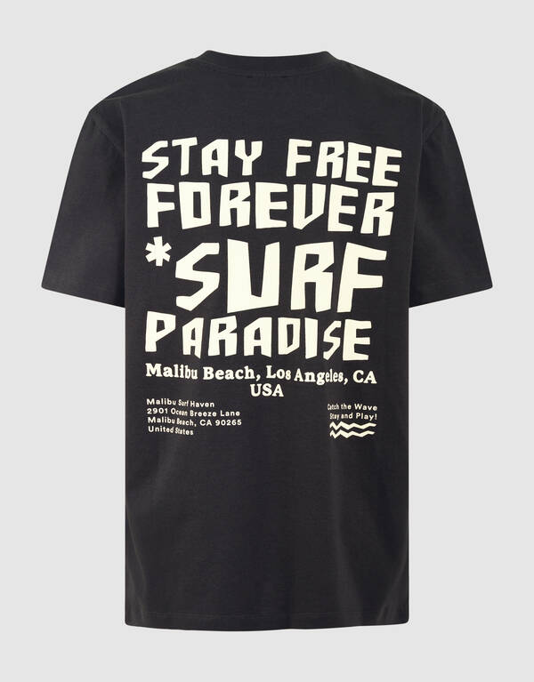 Paradise Artwork T-shirt Dunkelgrau SHOEBY BOYS