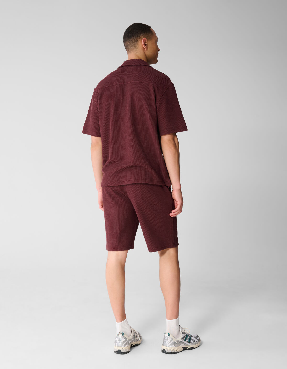 Rippenhemd Dunkelrot SHOEBY MEN