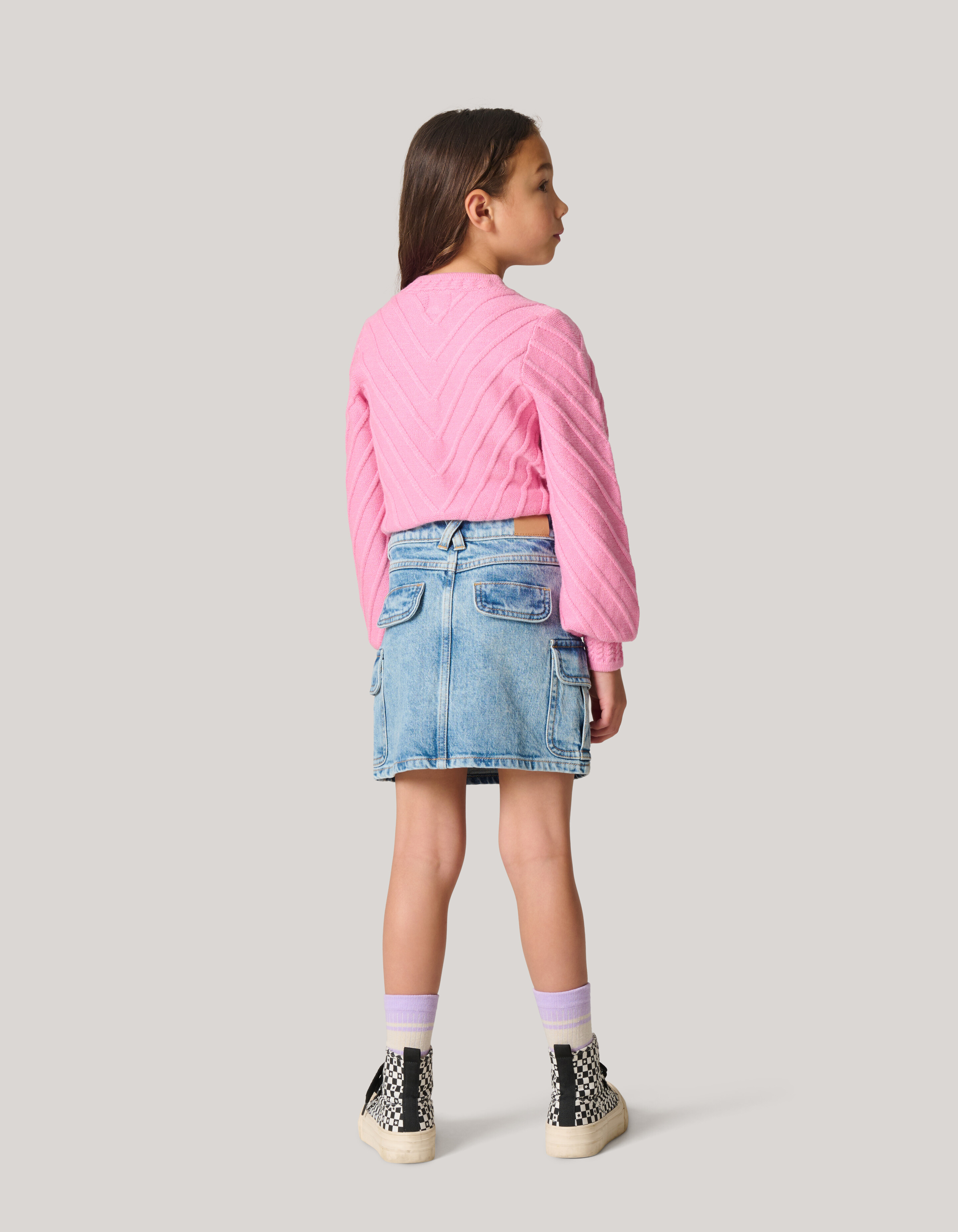 Diagonaler Pullover Rosa SHOEBY GIRLS