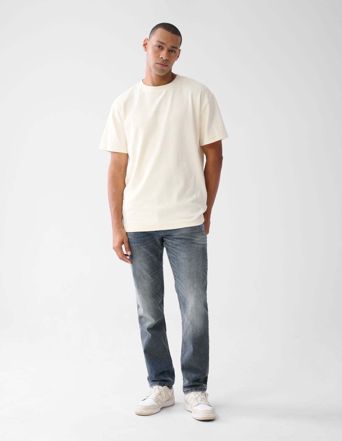 Gerade Jeans Blau/Grau L32 SHOEBY MEN