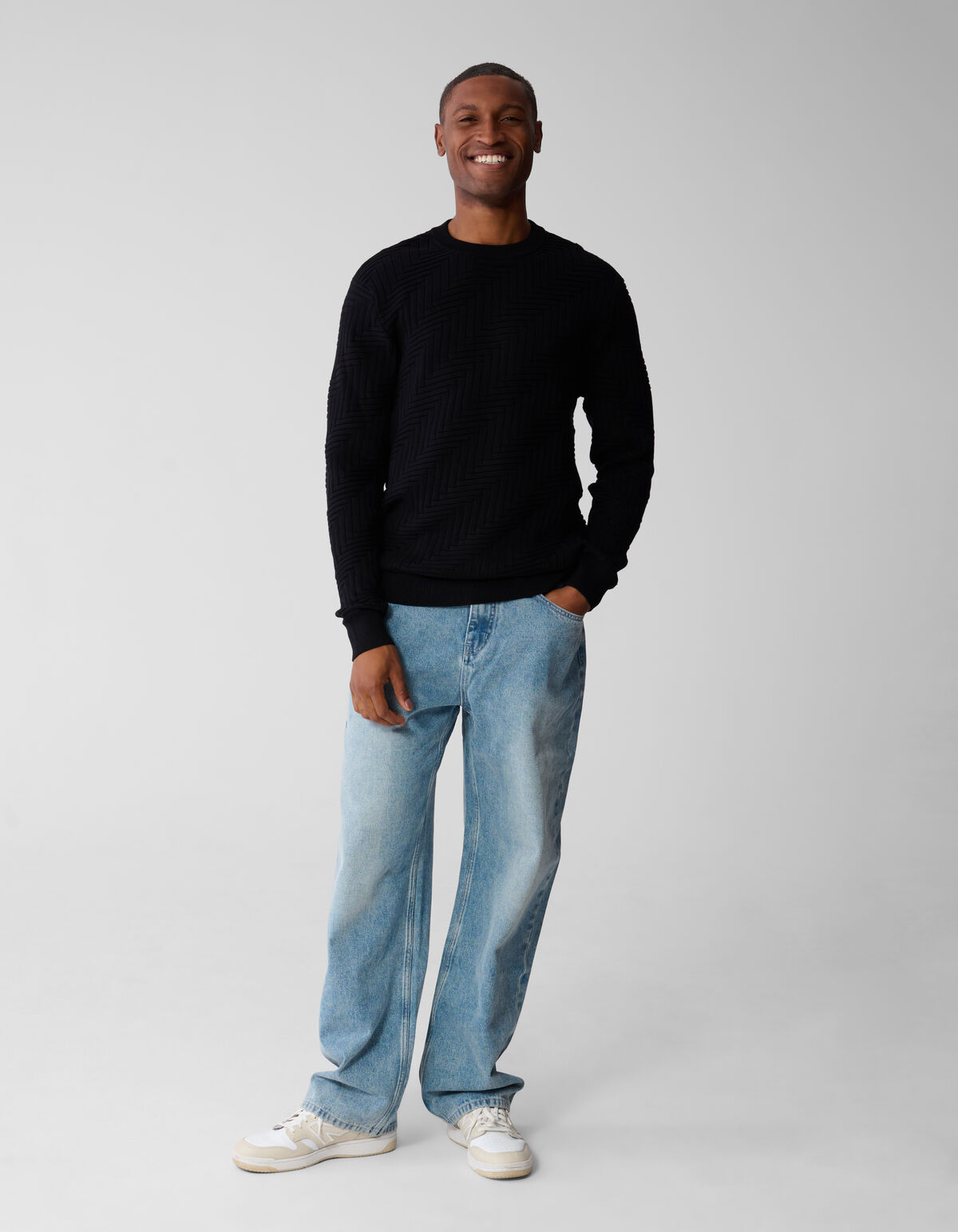 Baggy Fit Jeans Mediumstone L33 SHOEBY MEN