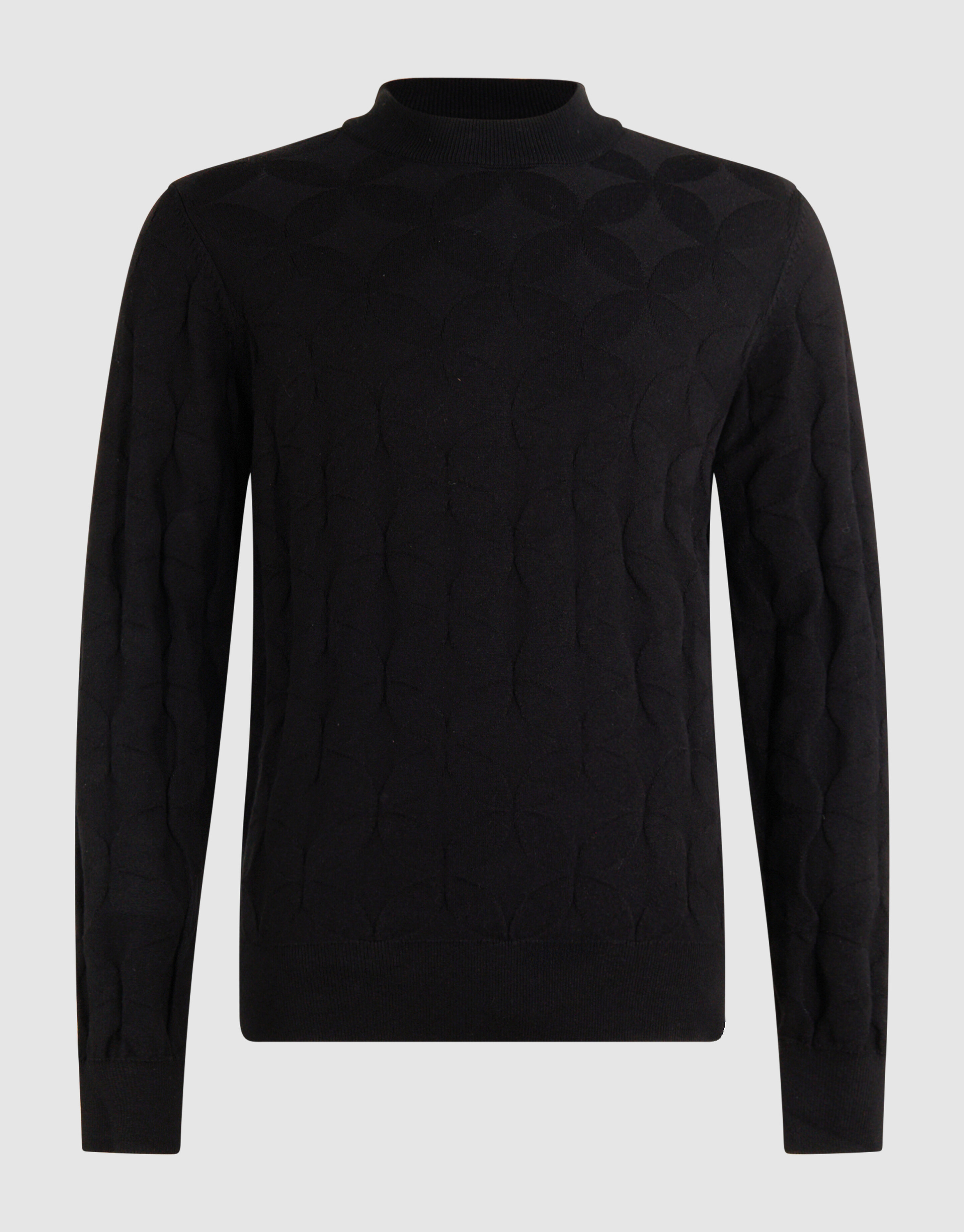 Schwarzer Glitzer-Strickpullover SHOEBY MEN