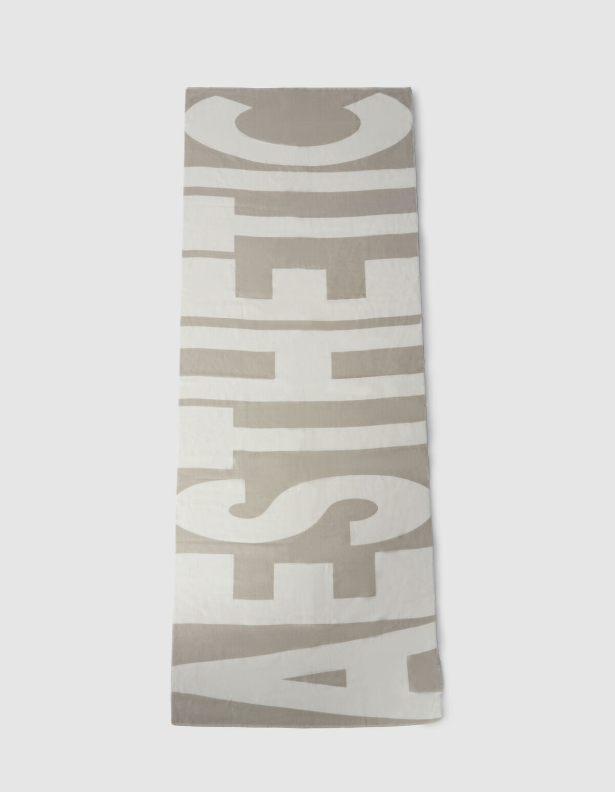 Text-Kunst Schal Gebrochen Wei&szlig; SHOEBY ACCESSOIRES