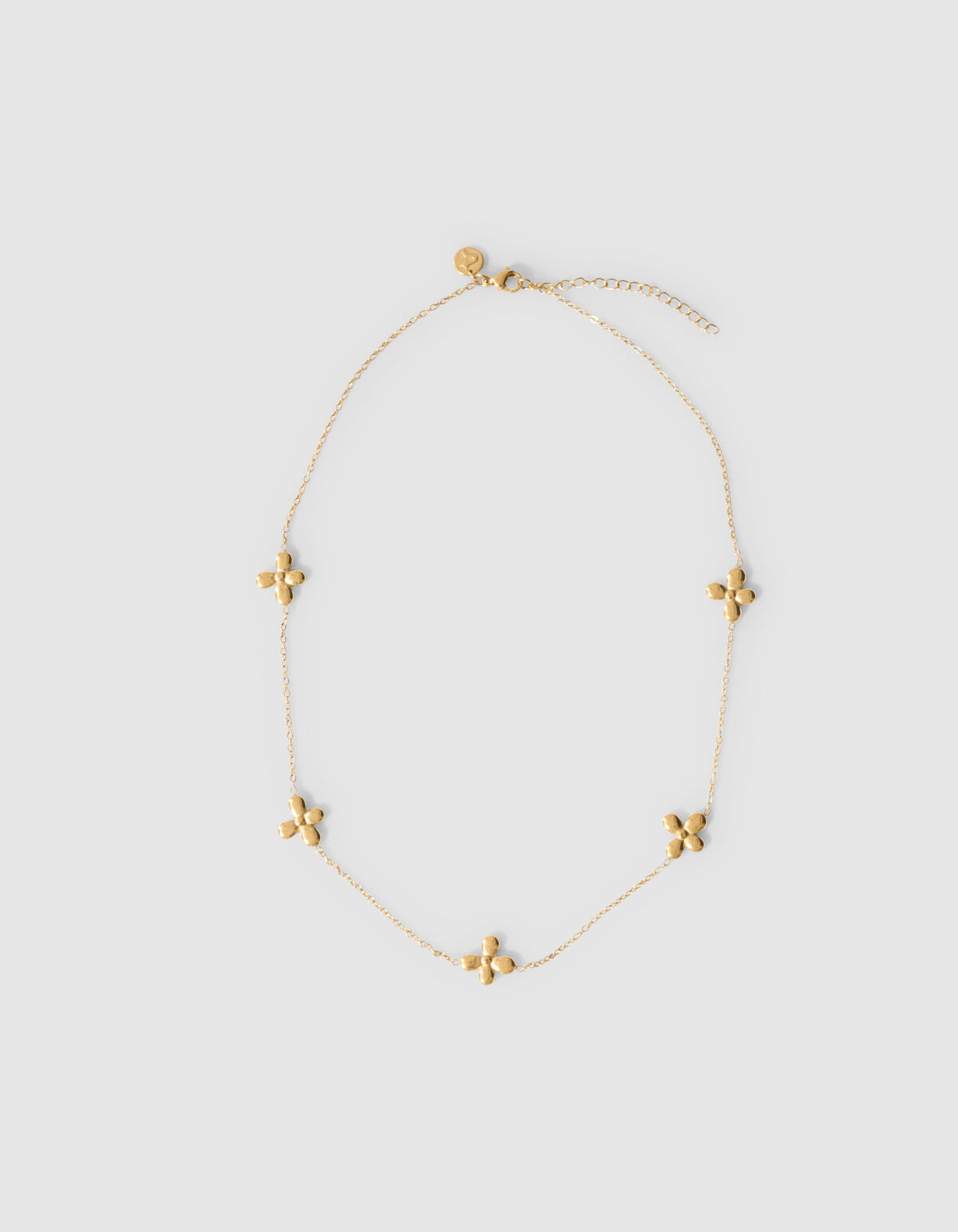 Kleine Blumenkette Gold SHOEBY ACCESSOIRES