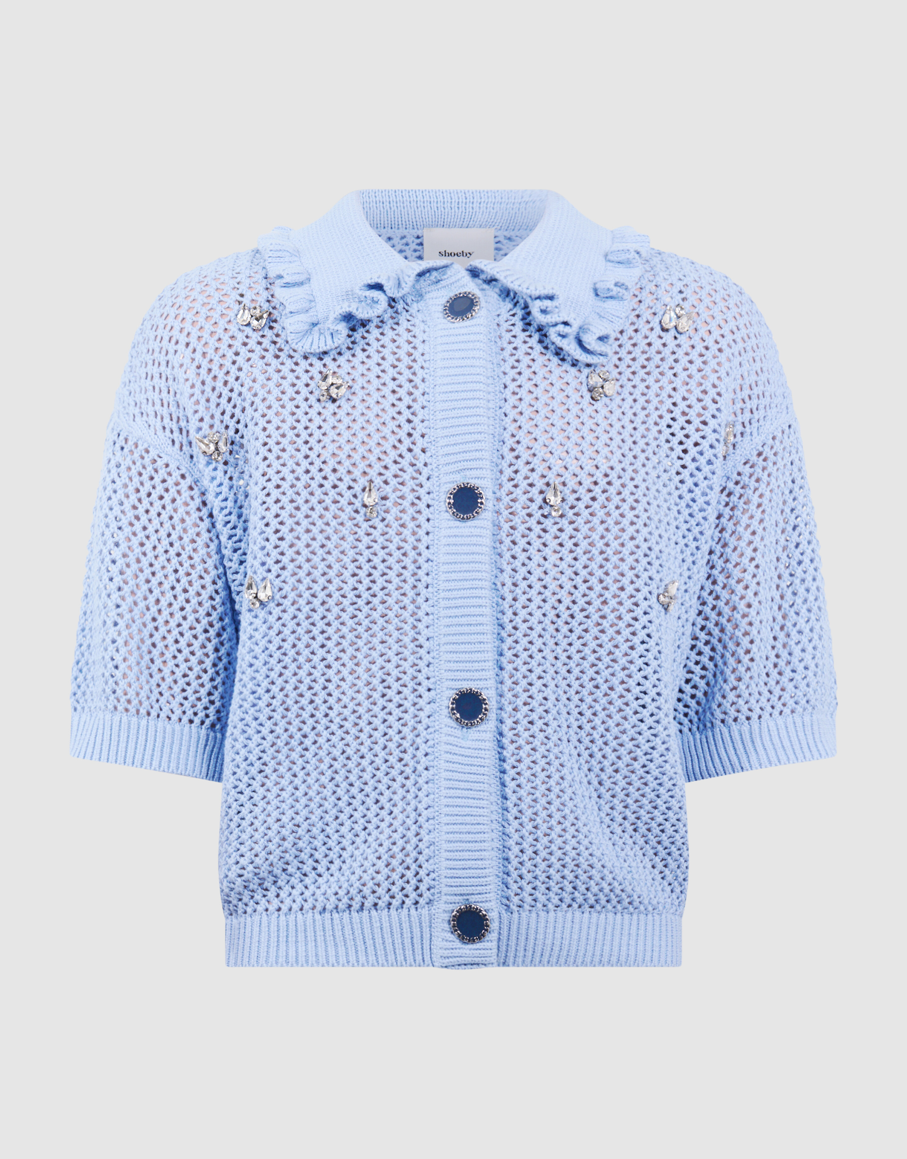 Strass R&uuml;schenweste Hellblau SHOEBY GIRLS