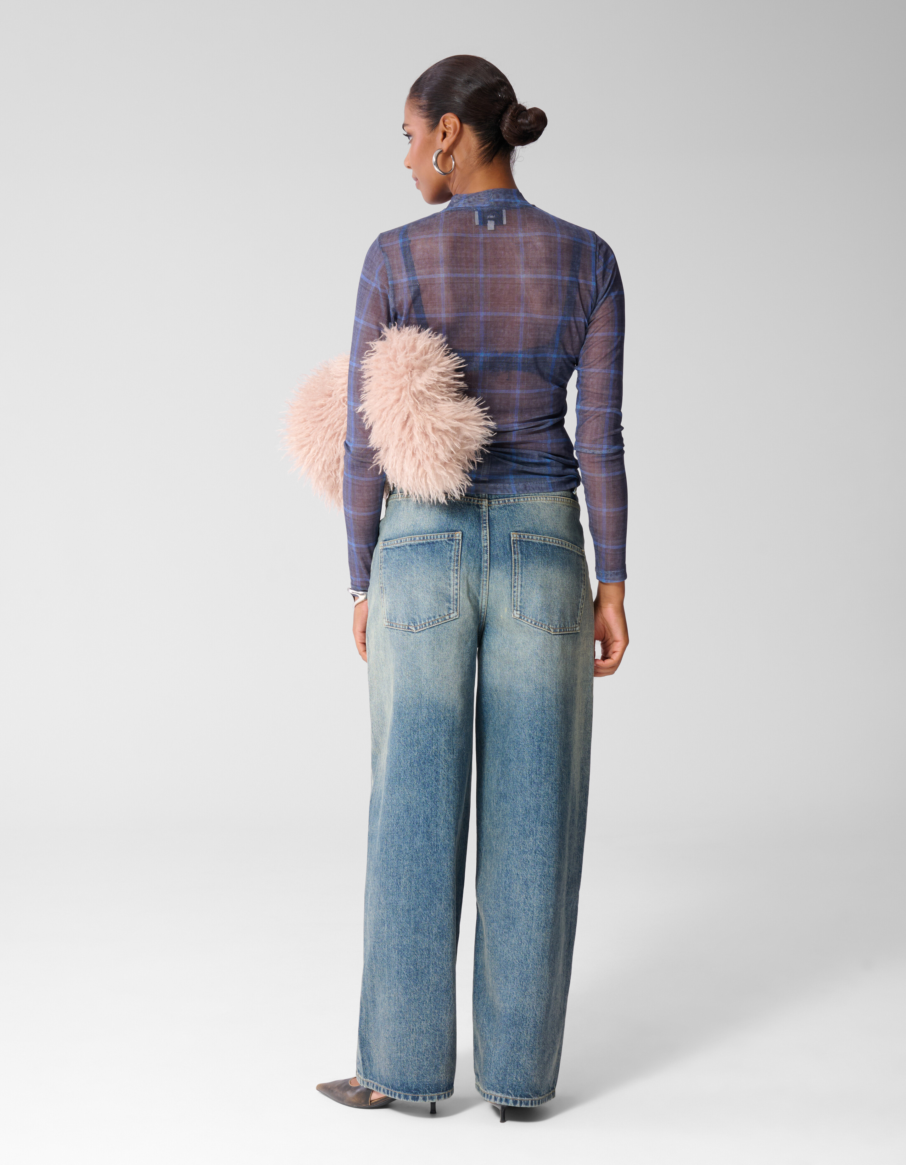 Mesh Top blau SHOEBY WOMEN