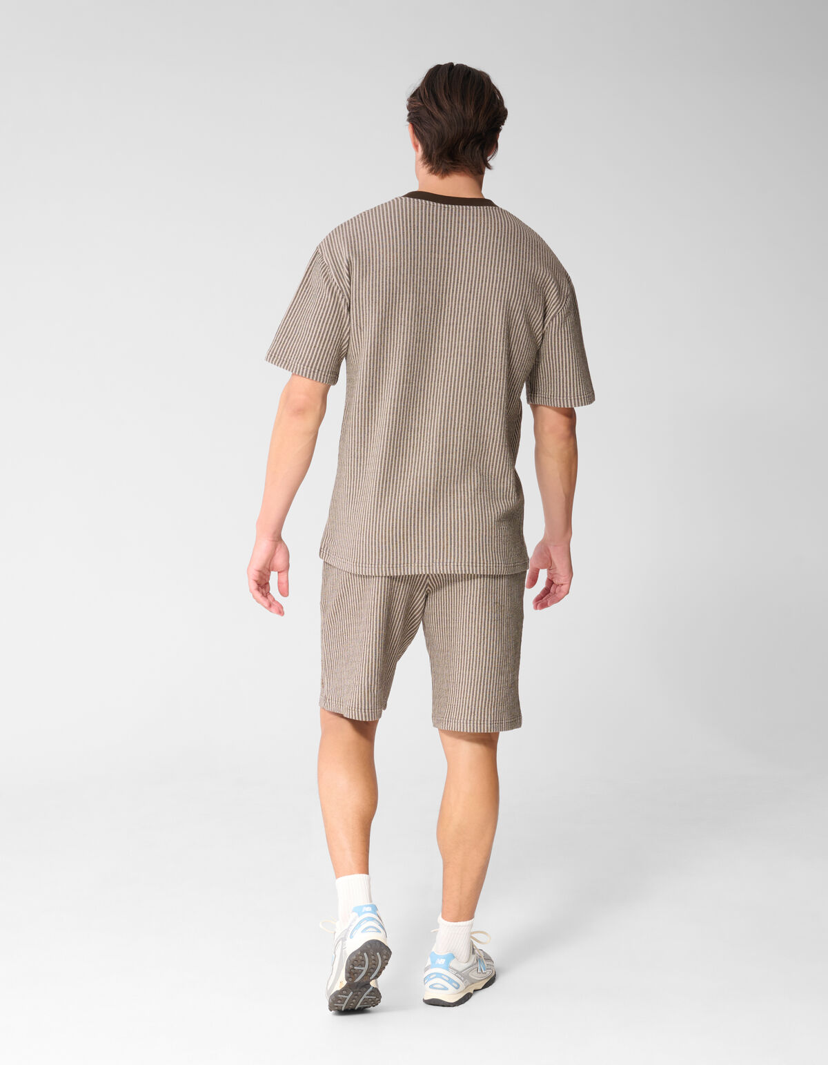 Seersucker-Shorts, Braun SHOEBY MEN