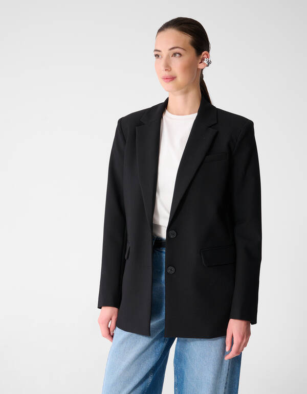 Basis Blazer Schwarz SHOEBY WOMEN