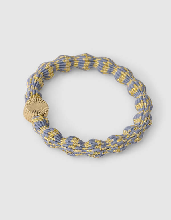 Wave Lurex Haarband Blau/Gelb SHOEBY ACCESSOIRES