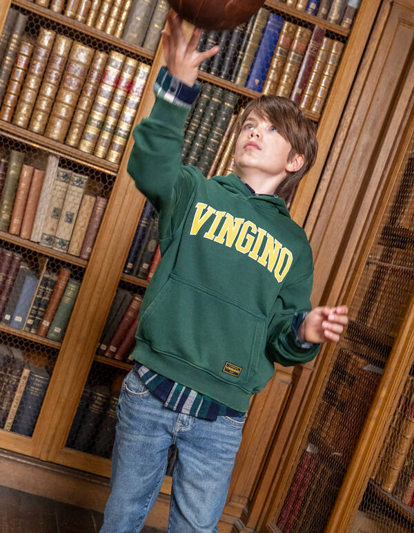 Hoodie Dunkelgrün Shoeby X Vingino SHOEBY BOYS