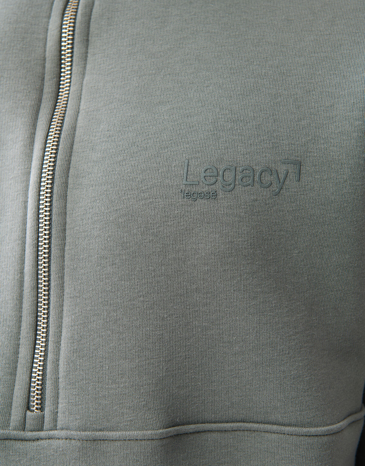 Pullover mit Rei&szlig;verschluss Dunkelgr&uuml;n SHOEBY MEN