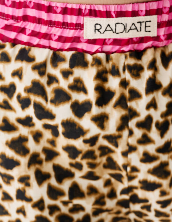 Mix Leopard Shorts Hellbraun SHOEBY GIRLS