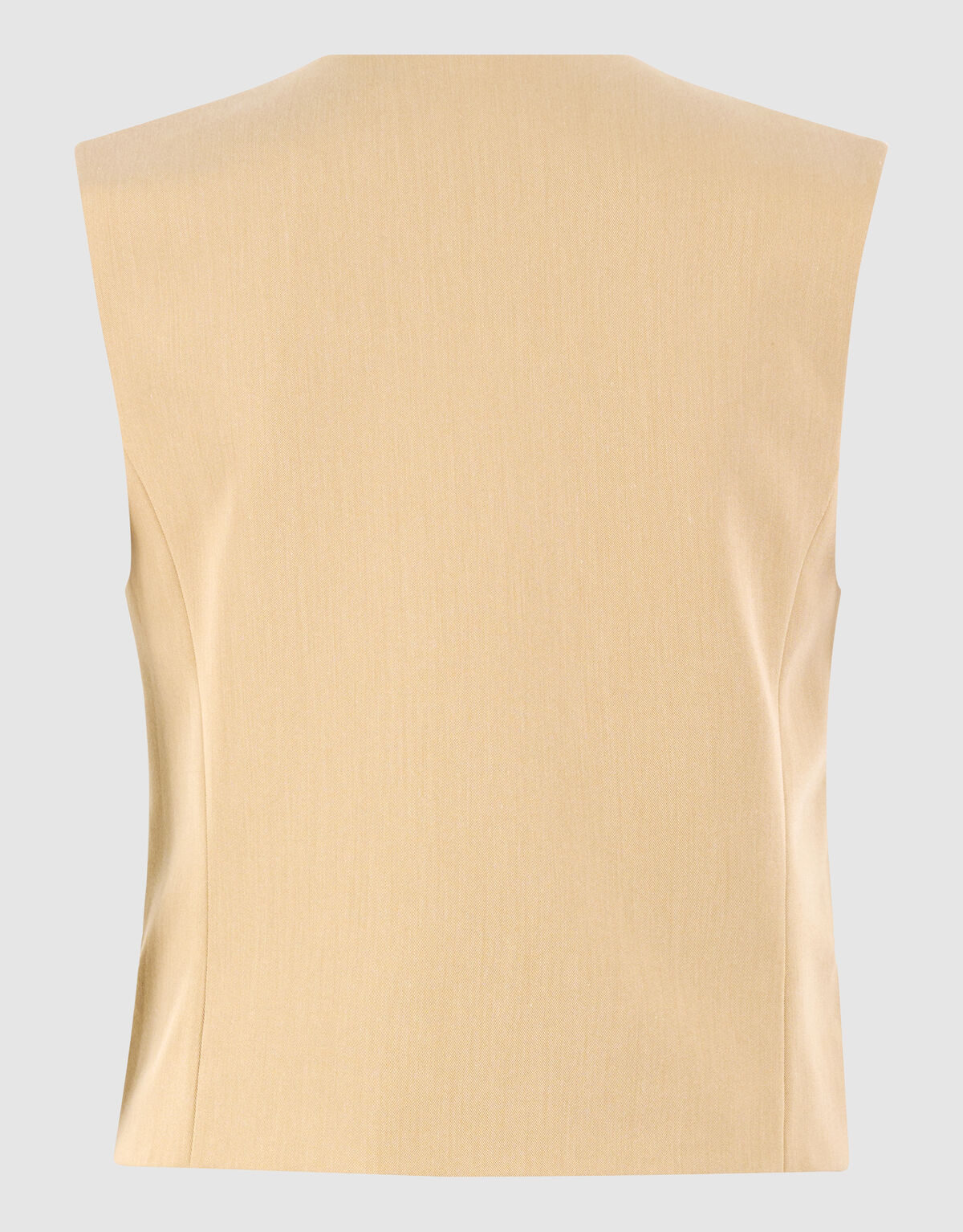 Asymmetrische Weste Sand SHOEBY WOMEN