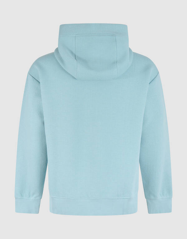 Jacquard Hoodie Hellblau SHOEBY MEN