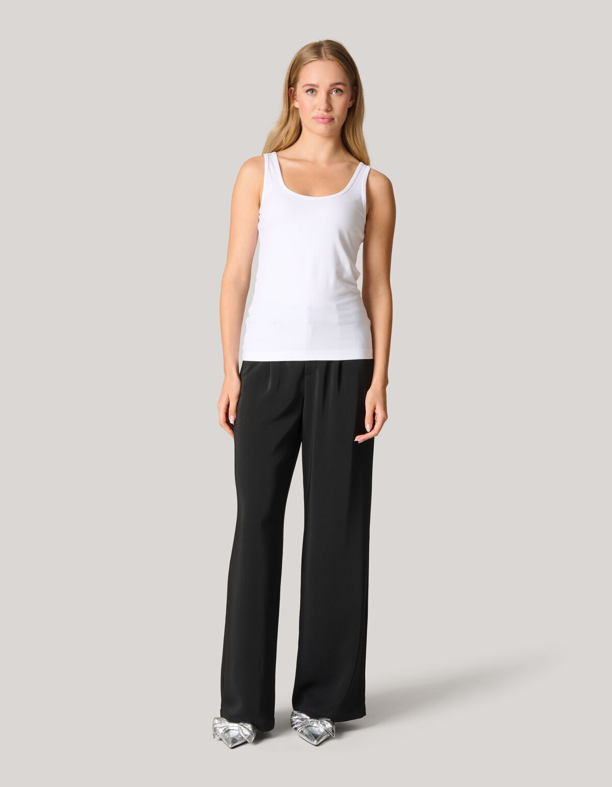 Basic Top Wei&szlig; Eksept
