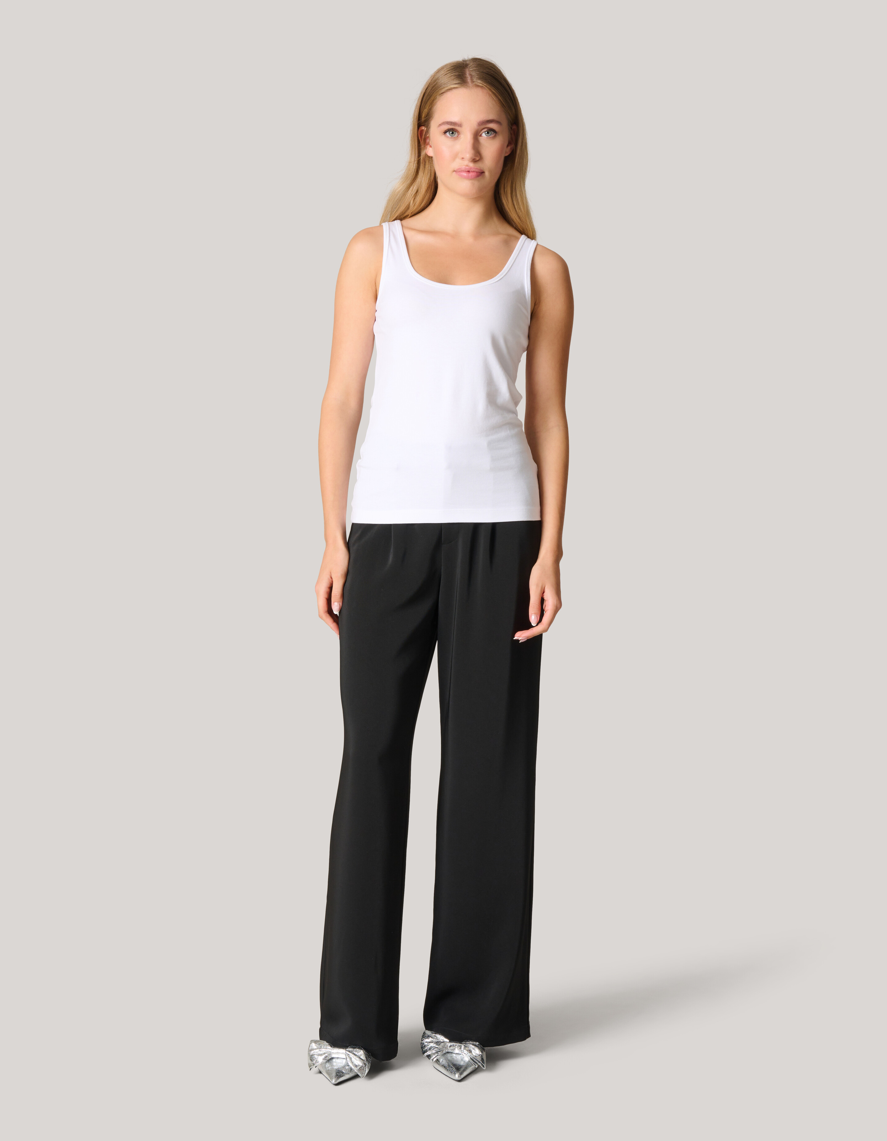 Basic Top Wei&szlig; Eksept