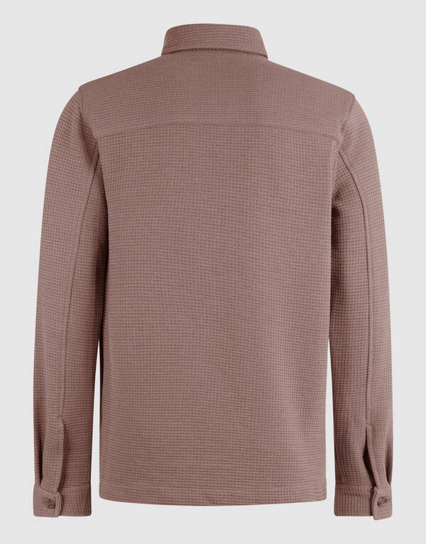 Waffle Overshirt Hellbraun SHOEBY MEN