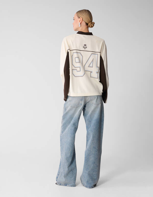 Jeans mit hoher Taille und weitem Bein, blau SHOEBY WOMEN