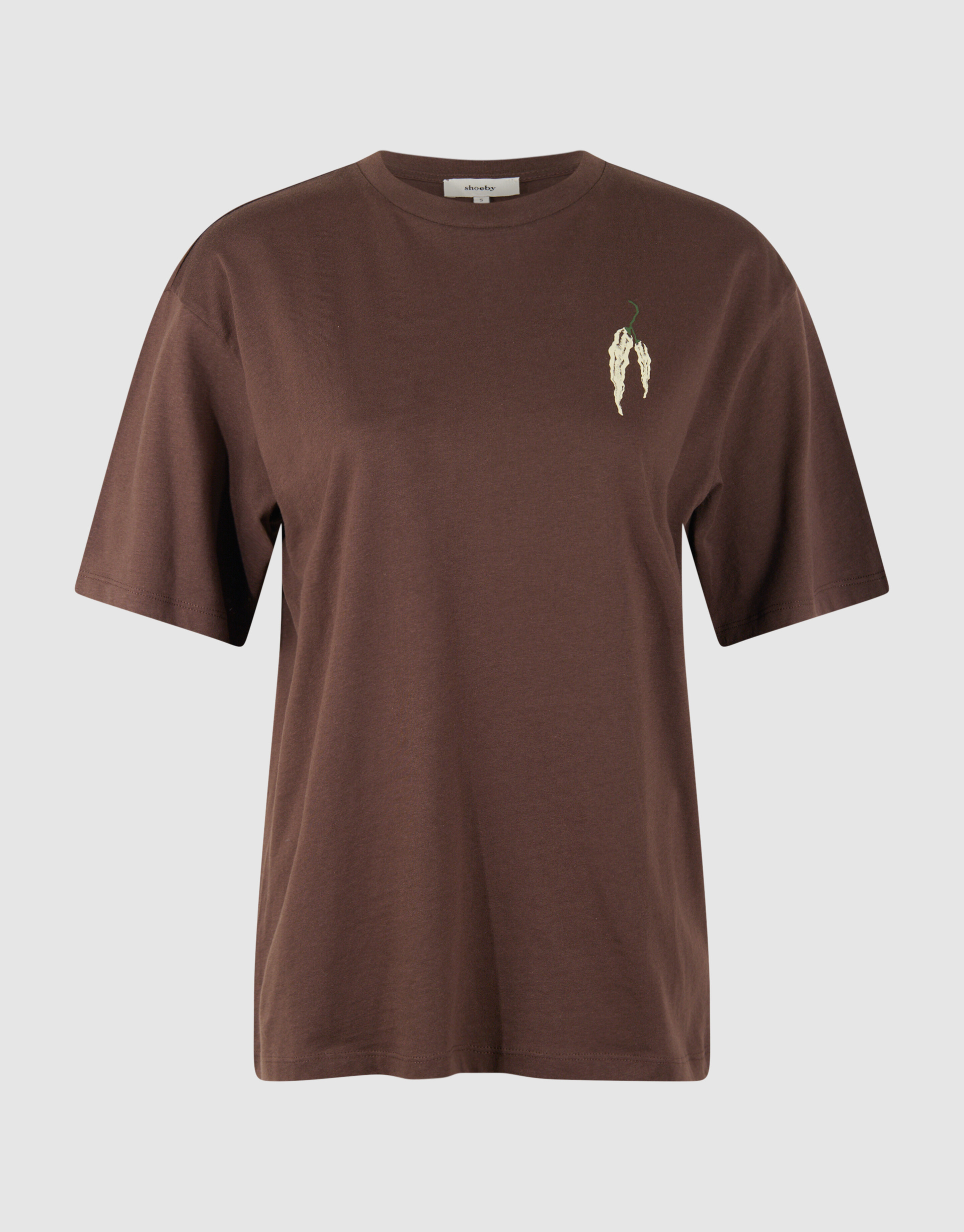 Pepper Artwork T-Shirt Braun SHOEBY WOMEN