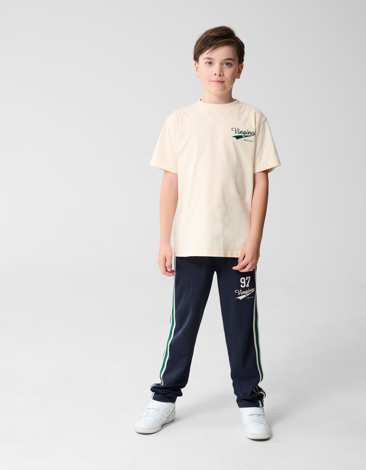 Kunstwerk T-Shirt Gebrochen Weiß Shoeby X Vingino SHOEBY BOYS