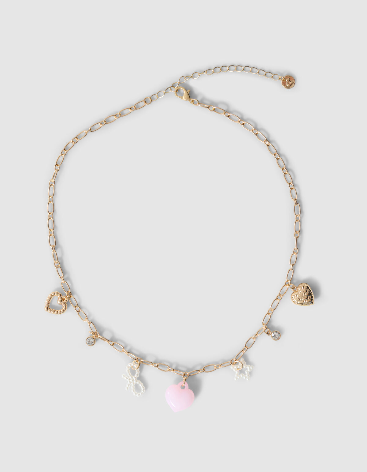 Perlen-Anh&auml;nger-Kette Gold SHOEBY ACCESSOIRES