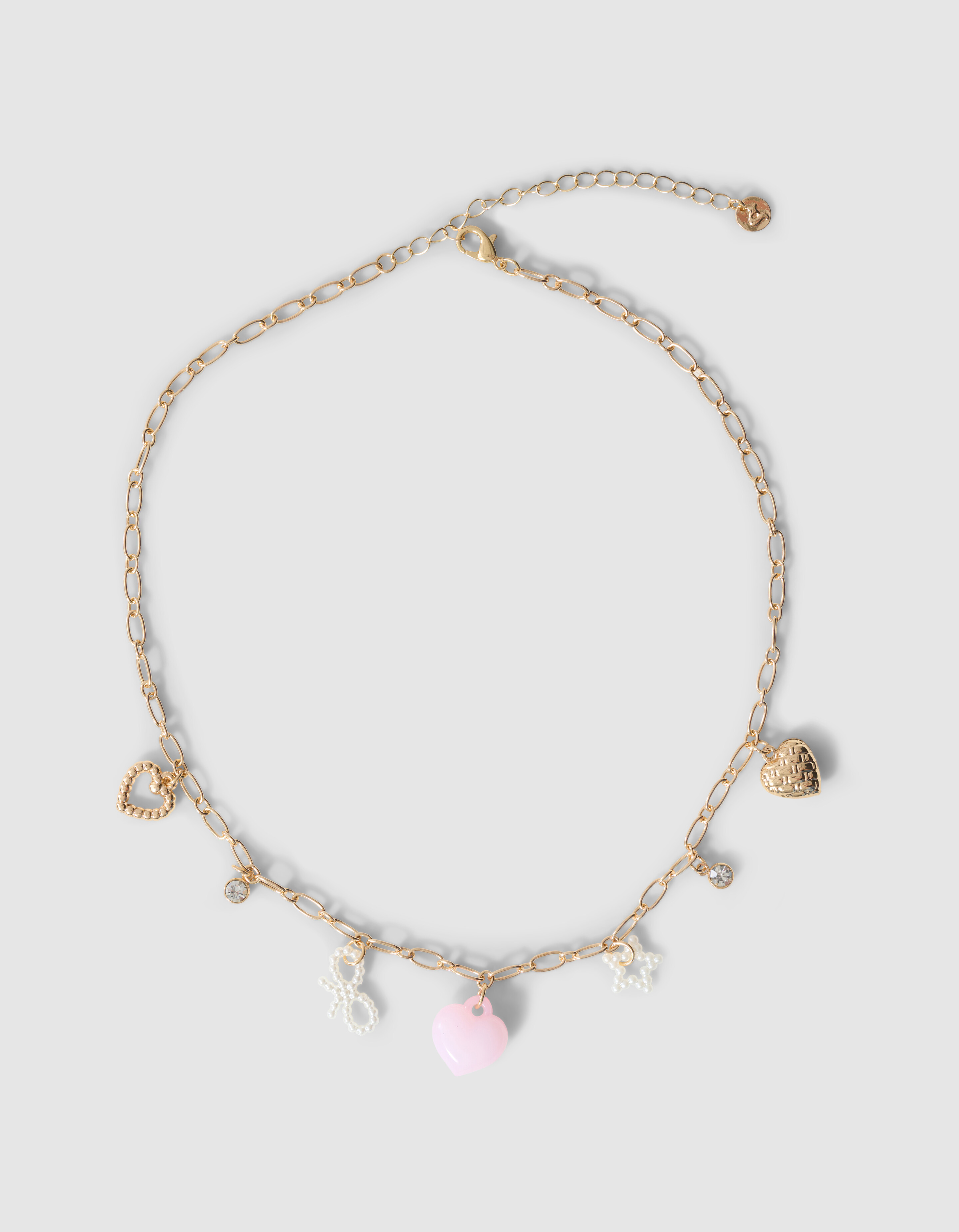 Perlen-Anh&auml;nger-Kette Gold SHOEBY ACCESSOIRES