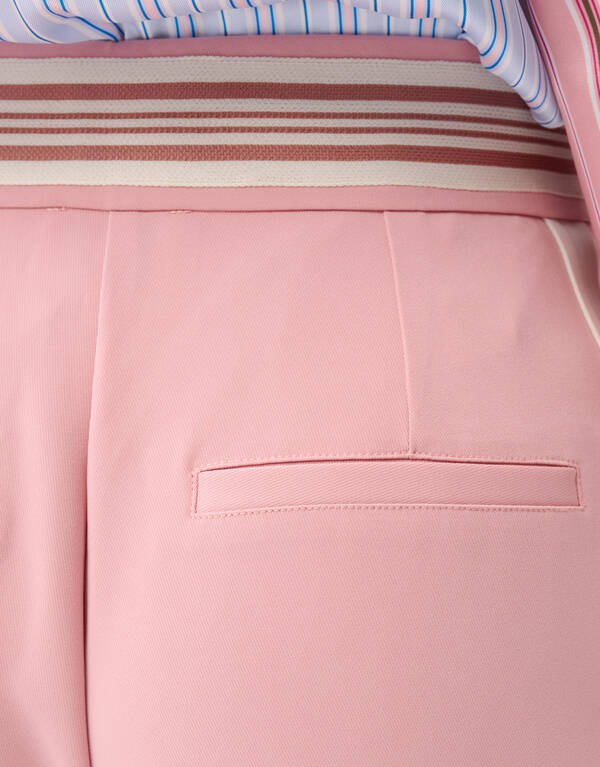 Sportliche Hose mit weitem Bein Hellrosa SHOEBY WOMEN