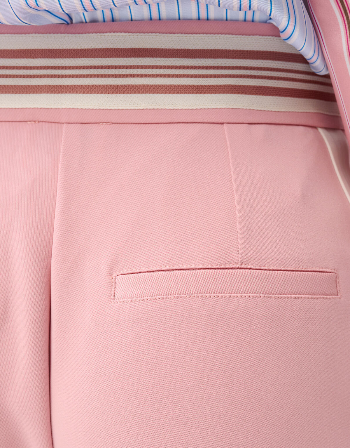 Sportliche Hose mit weitem Bein Hellrosa SHOEBY WOMEN