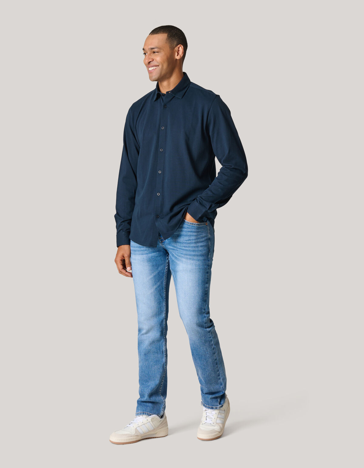 Straight Fit Jeans Mediumstone L32 SHOEBY MEN