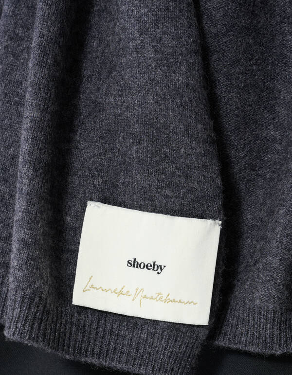 Strickschal Dunkelgrau By Lonneke SHOEBY ACCESSOIRES