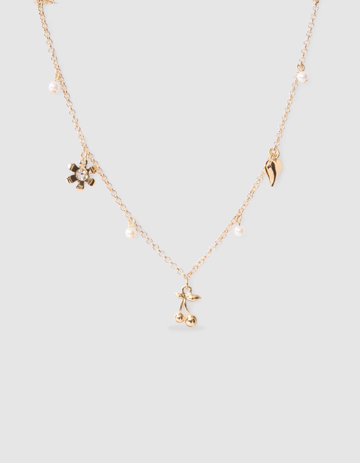 Perlenanh&auml;nger-Halskette Gold SHOEBY ACCESSOIRES