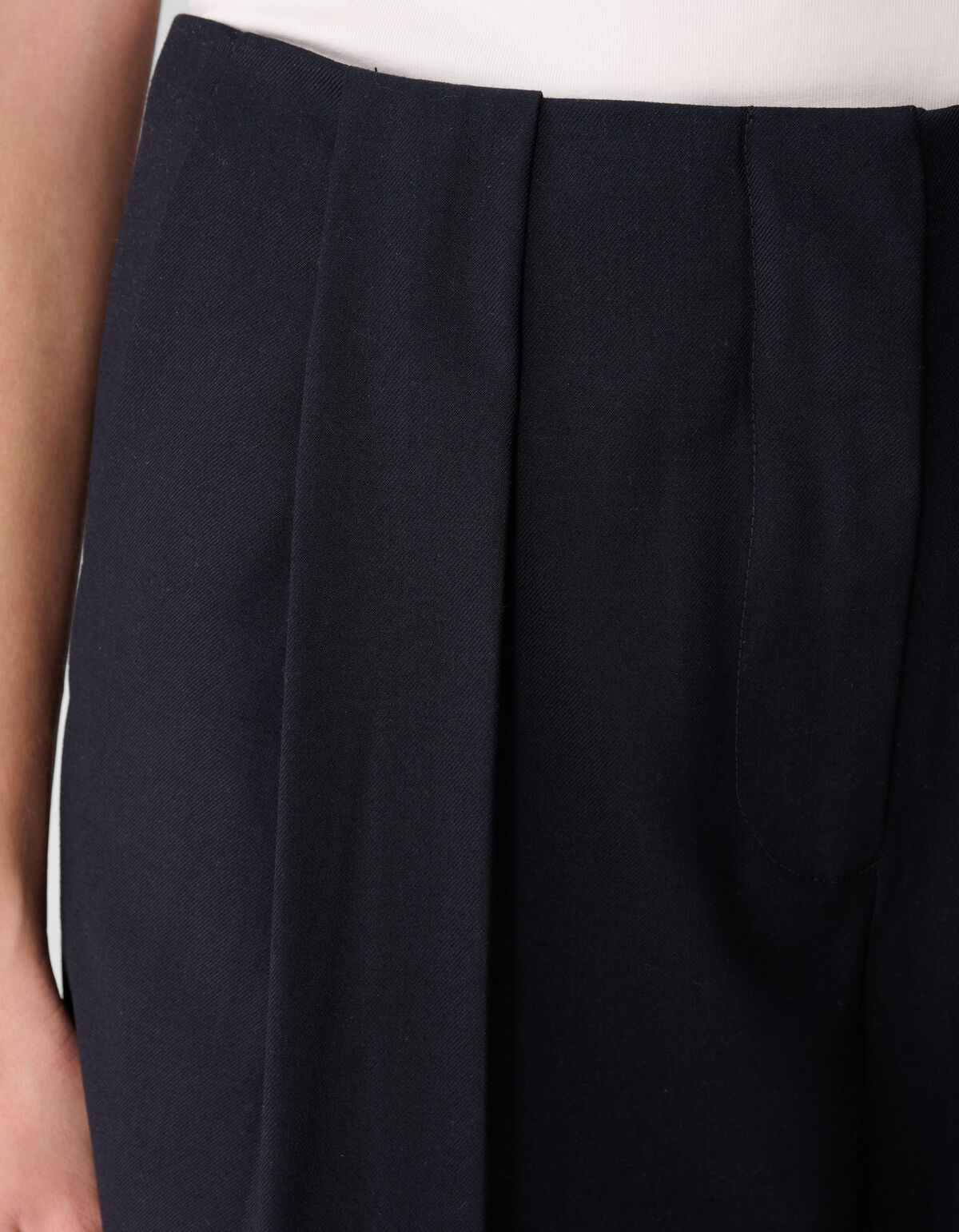 Plissierte Hose Dunkelblau Von Lonneke SHOEBY WOMEN