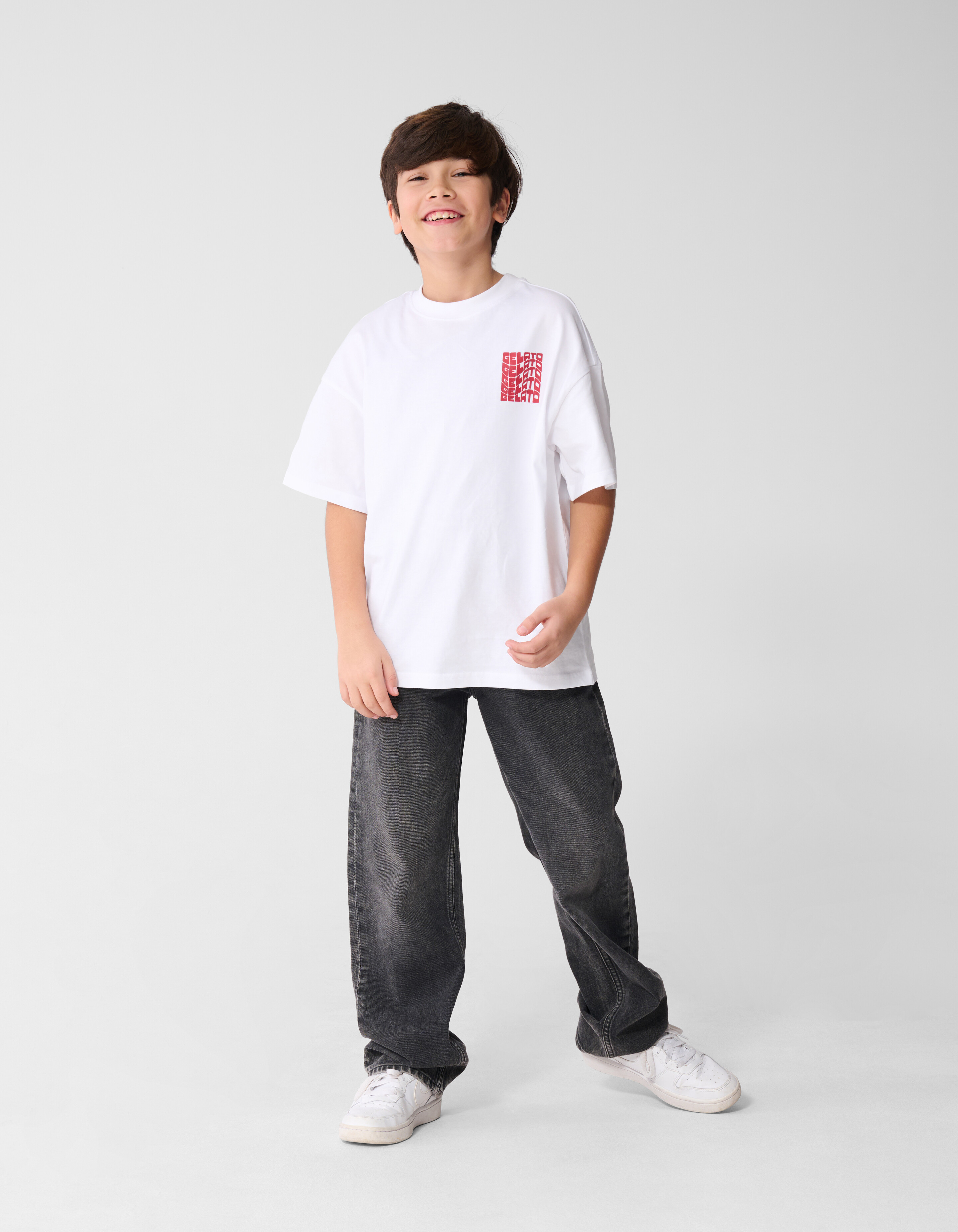 Baggy Jeans Dunkelgrau SHOEBY BOYS