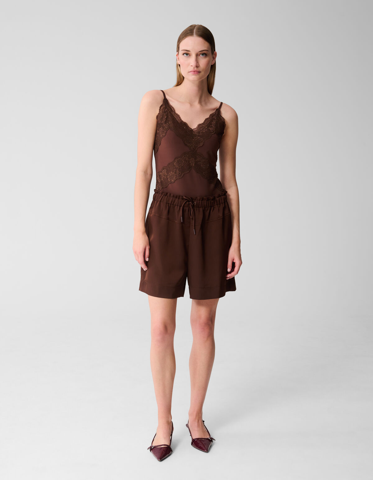 Spitzenbody Braun SHOEBY WOMEN