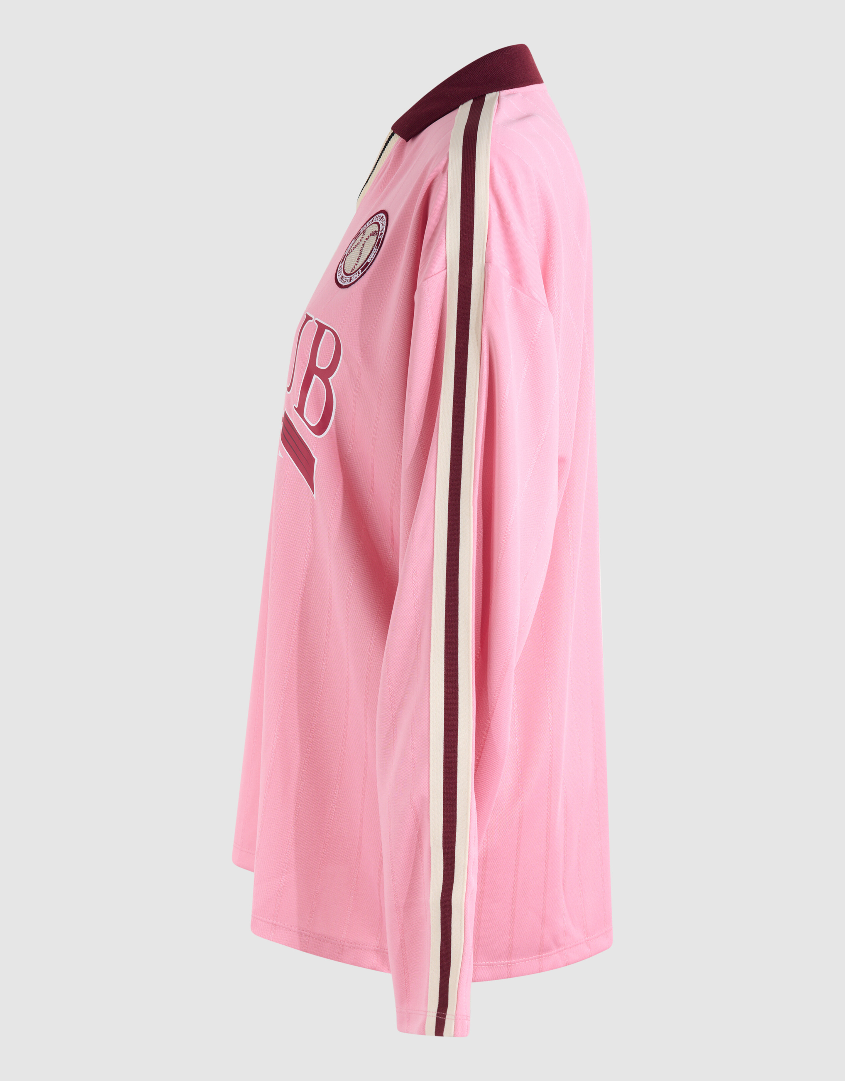 Baseball-T-Shirt in Übergröße Roze SHOEBY WOMEN