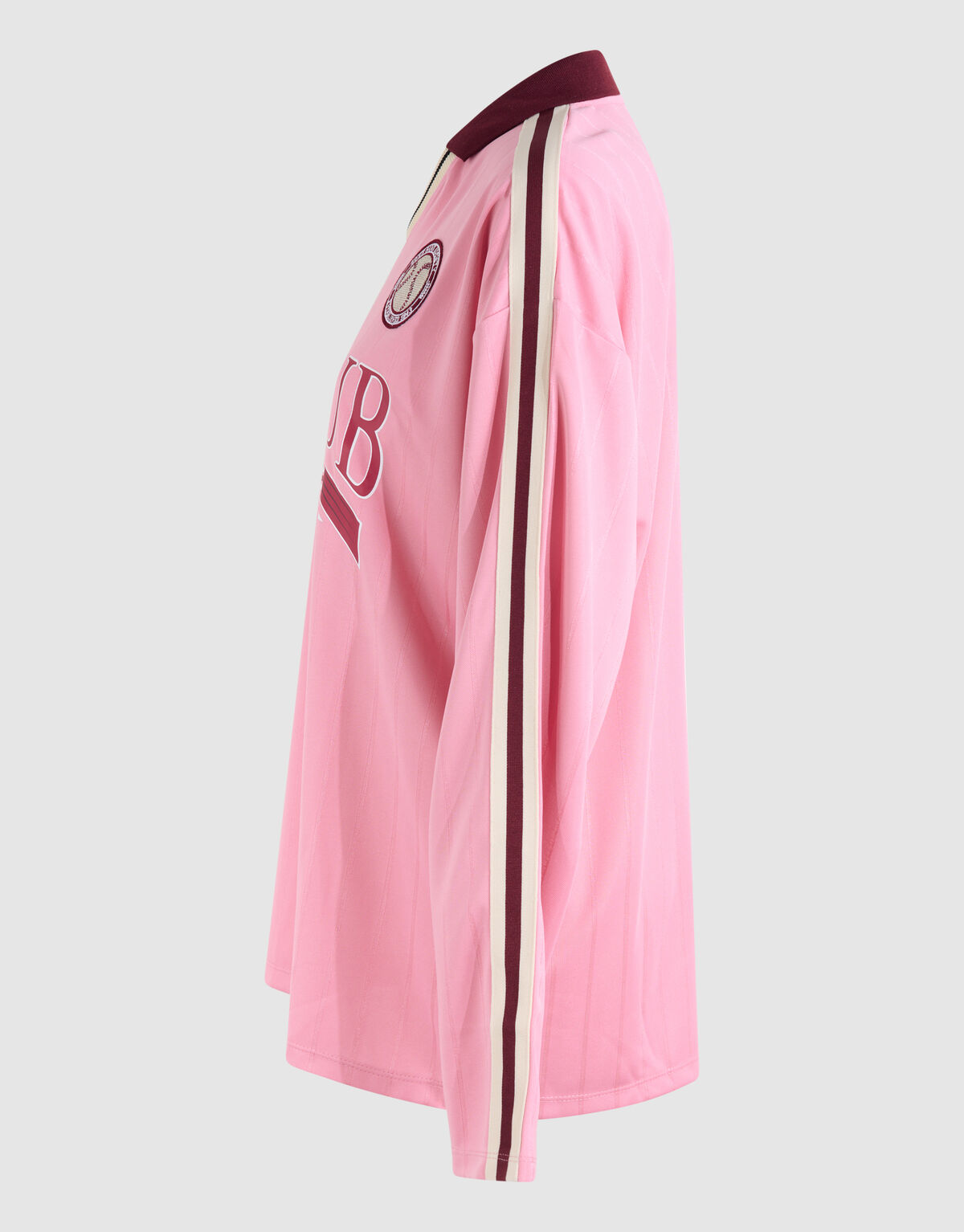 Baseball-T-Shirt in Übergröße Roze SHOEBY WOMEN