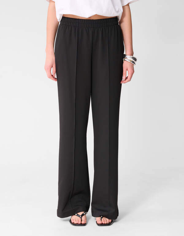 Basic-Hose mit weitem Bein Schwarz SHOEBY WOMEN