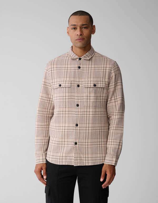 Ruiten Overshirt Sand SHOEBY MEN